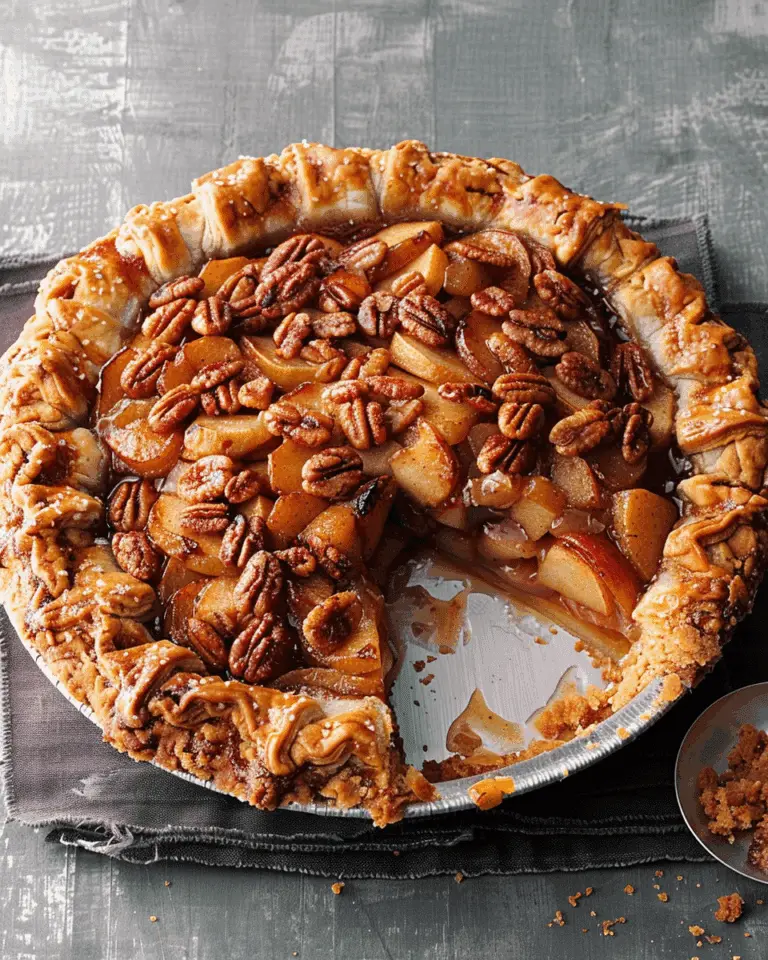 Spiced Upside-Down Apple Pie