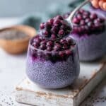 Berry Chia Pudding with Vanilla Protein and Wild Blueberries Recipe