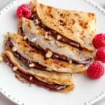 Vegan Crepes with Hazelnut Spread and Fresh Fruit Recipe