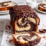 Vanilla and Chocolate Marble Loaf Cake Recipe