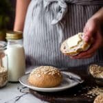 Homemade Soft and Fluffy Oatmeal Dinner Rolls Recipe