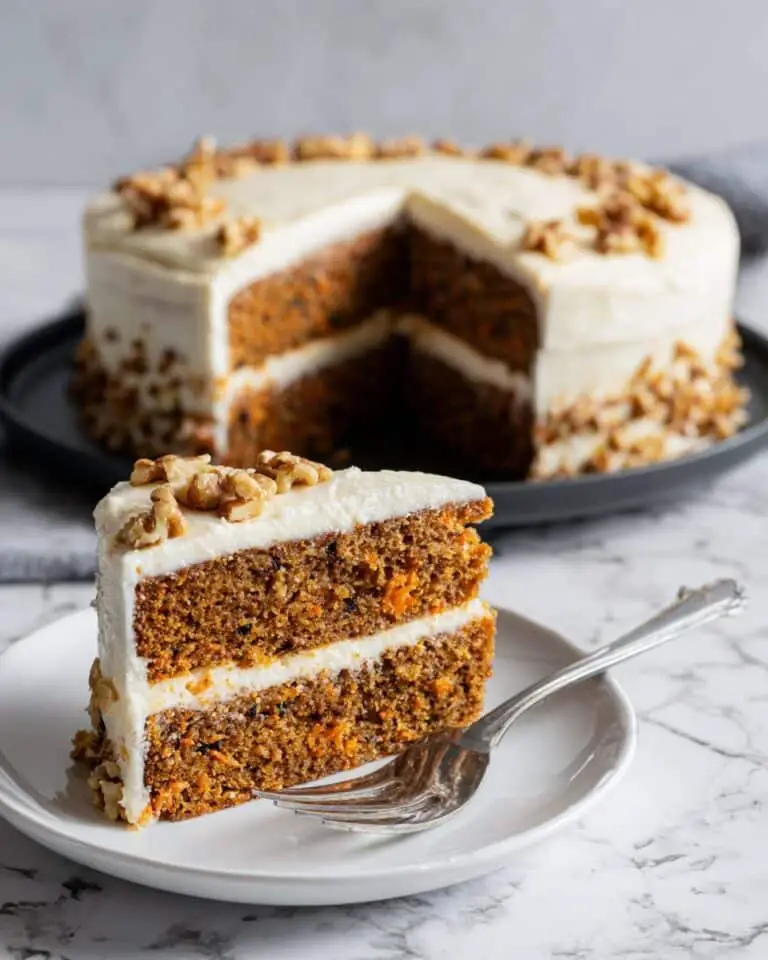 Carrot Cake with Cream Cheese Frosting Recipe