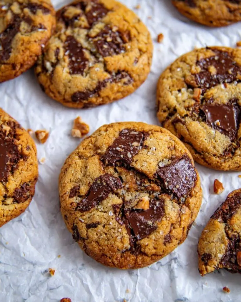 Brown Butter Tahini Chocolate Chip Cookies Recipe