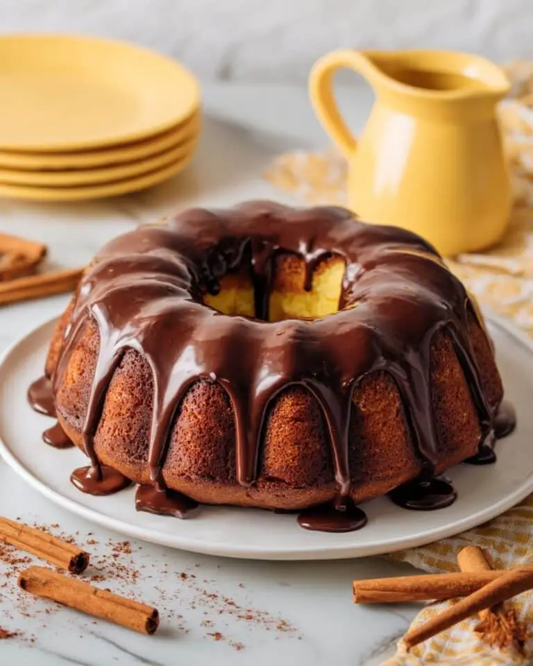Cinnamon Marble Bundt Cake Recipe
