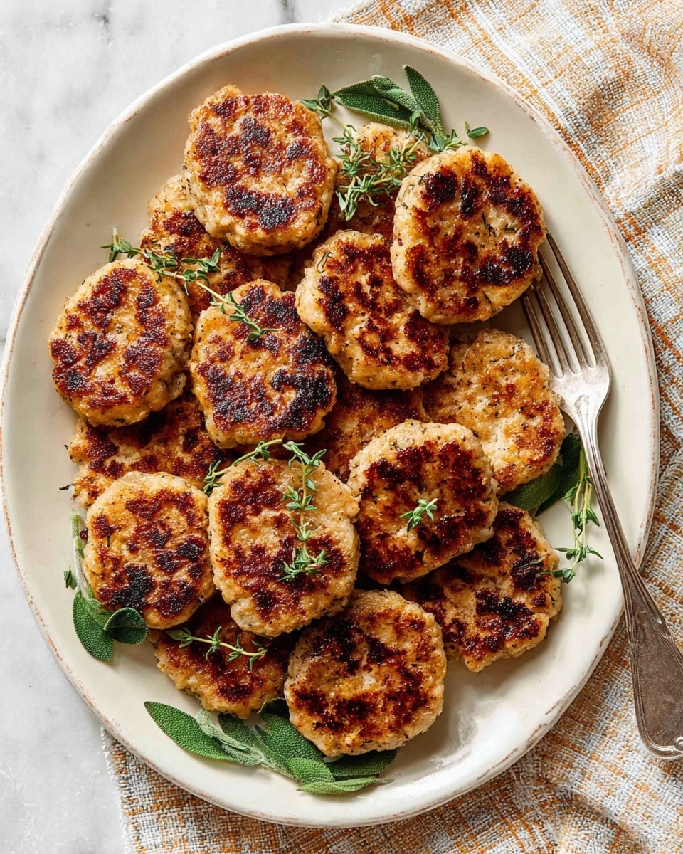 Maple Chicken Breakfast Sausage Patties Recipe