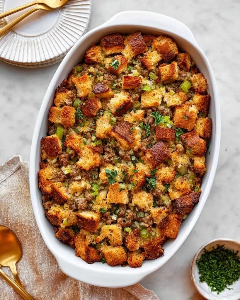 Cornbread Sausage Stuffing Recipe