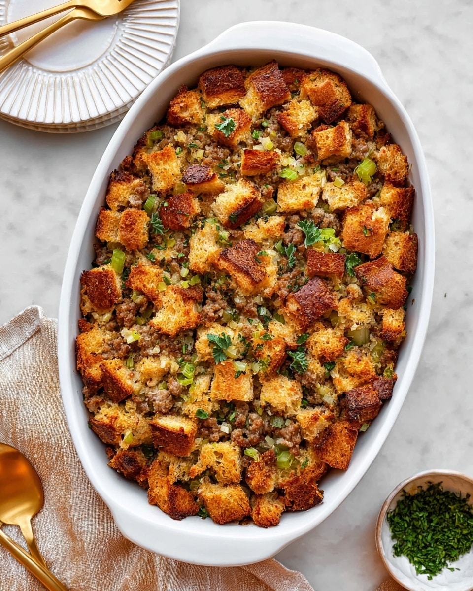 Cornbread Sausage Stuffing Recipe
