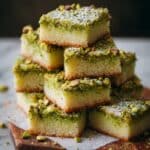 Buttery Pistachio Sugar Cookie Bars Recipe
