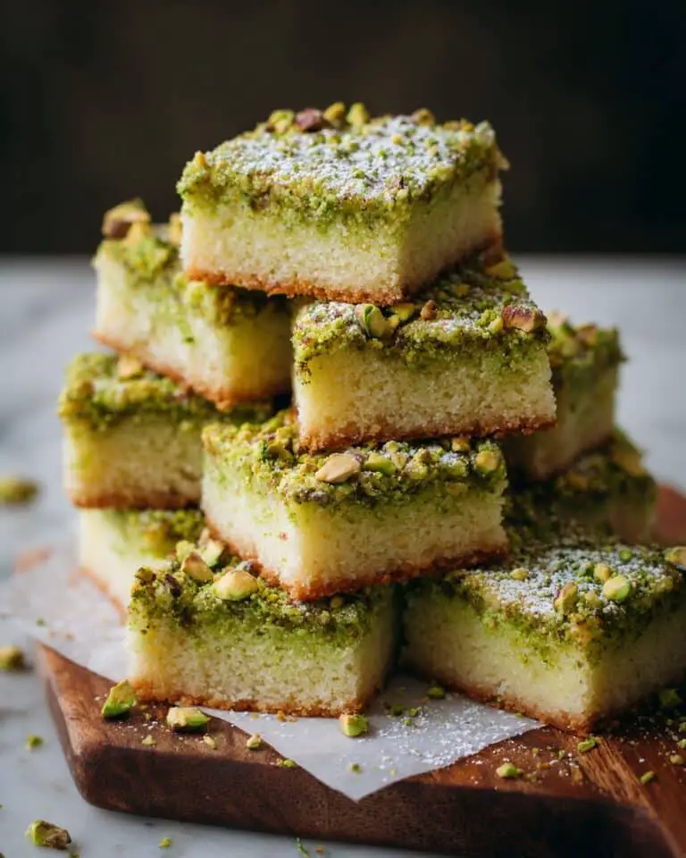 Buttery Pistachio Sugar Cookie Bars Recipe
