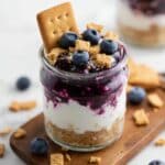 Blueberry Cheesecake Overnight Oats Recipe
