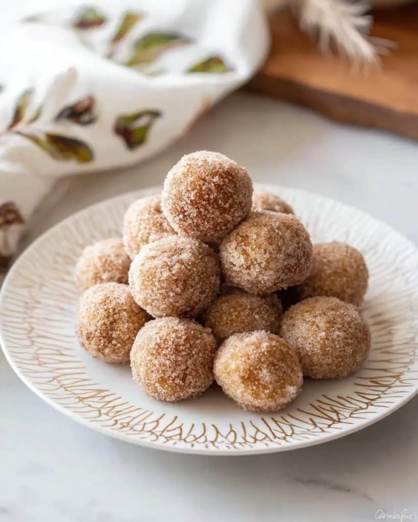 Cinnamon Sugar Pumpkin Donut Holes Recipe