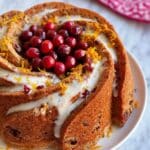 Cranberry Orange Cake with Amaretto Glaze Recipe