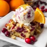 Cranberry Orange Bread Pudding Recipe