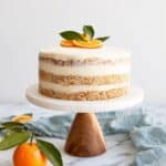 Orange Poppy Seed Cake with Mascarpone Buttercream Recipe