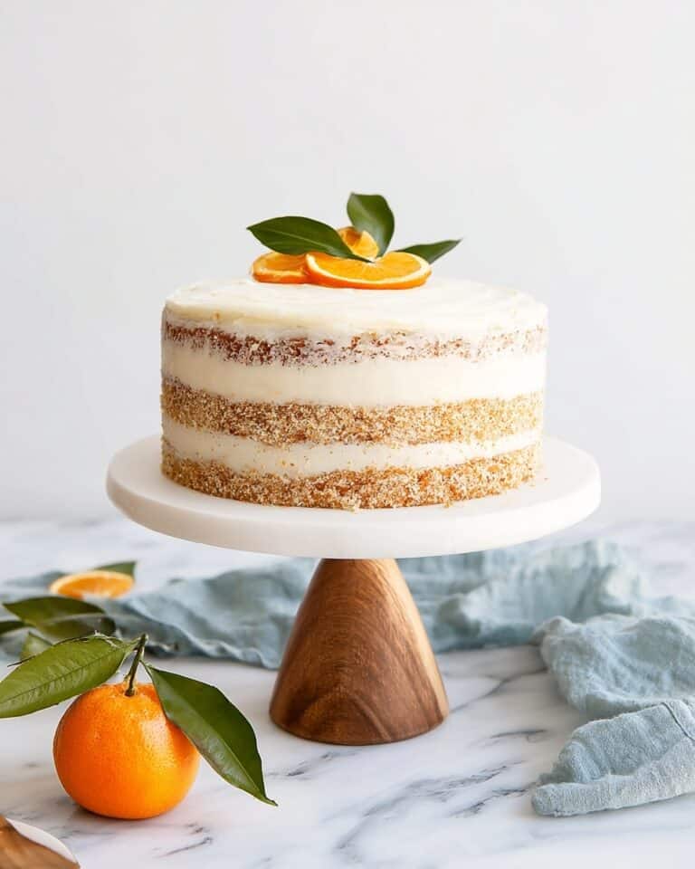 Orange Poppy Seed Cake with Mascarpone Buttercream Recipe