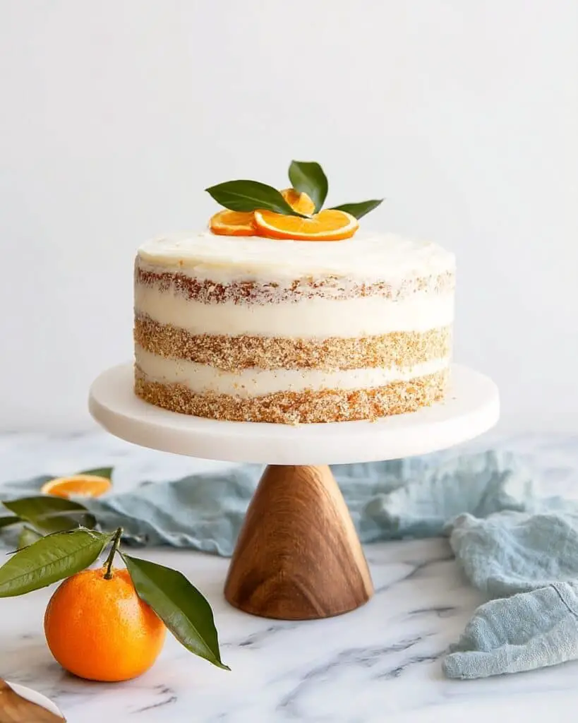 Orange Poppy Seed Cake with Mascarpone Buttercream Recipe