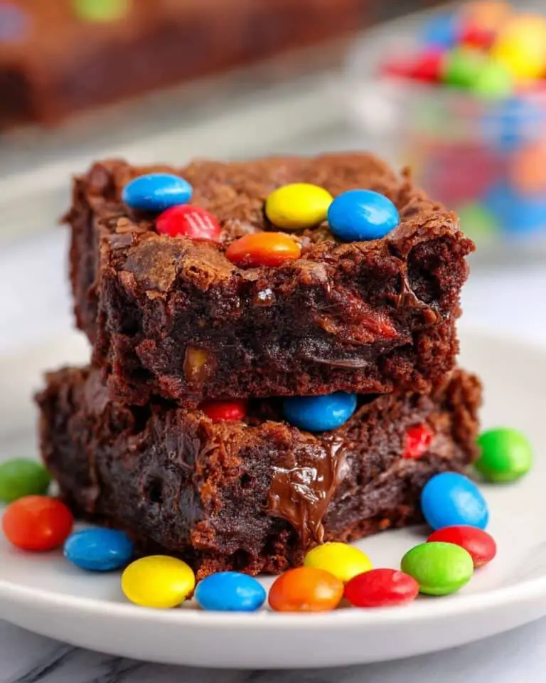 M & M Brownies Recipe