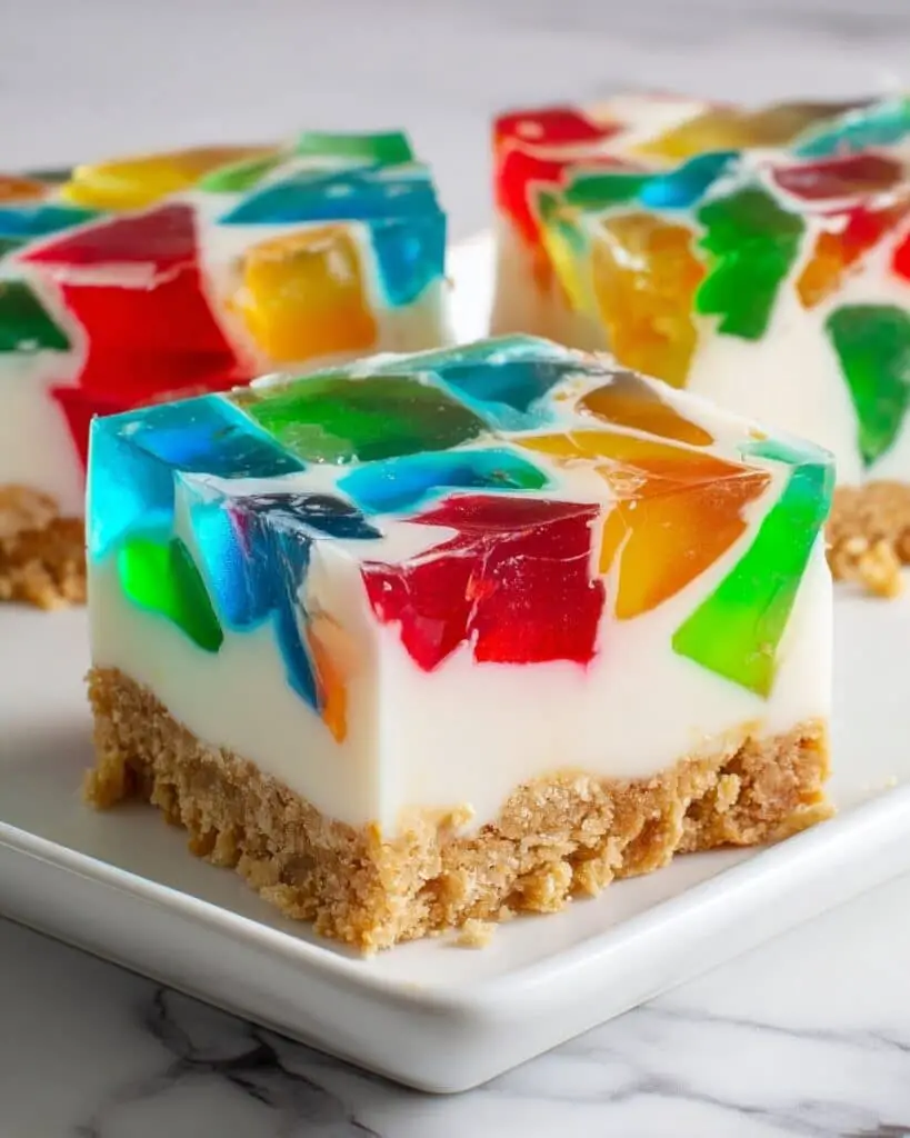 Broken Glass Jello Bars Recipe