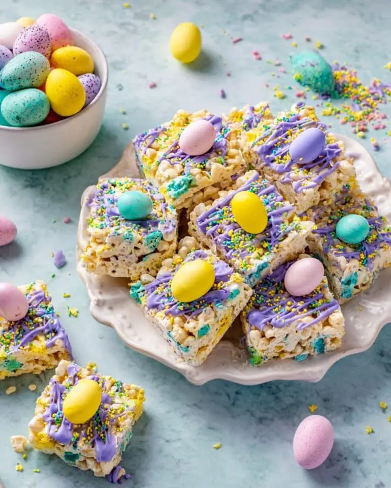 Easter Popcorn Bars Recipe