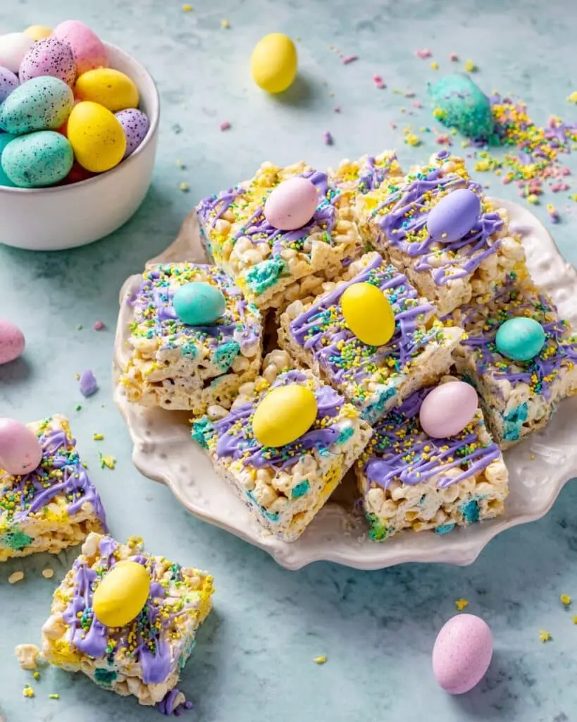 Easter Popcorn Bars Recipe
