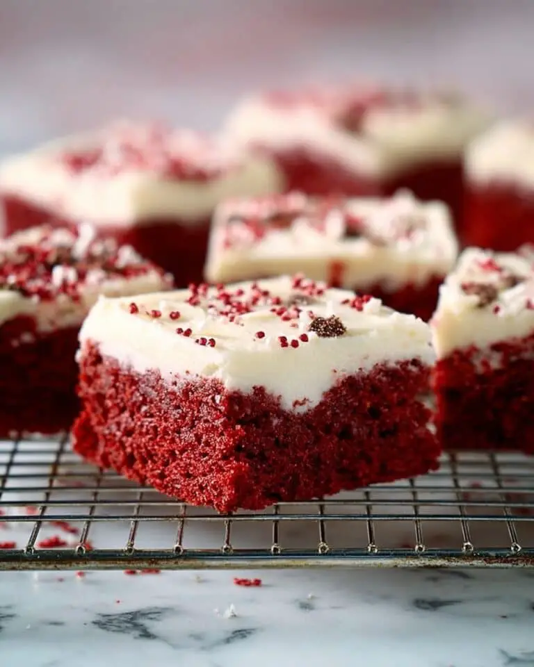 Red Velvet Cookie Bars with White Chocolate Chips and Cream Cheese Icing Recipe