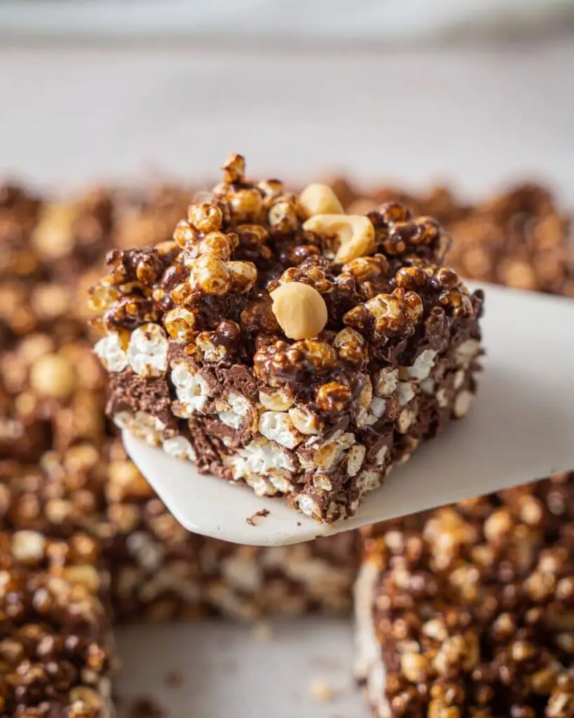 Toffee Crunch Popcorn Bars Recipe