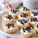 Mini Cannoli Cream Pastry Cups Recipe