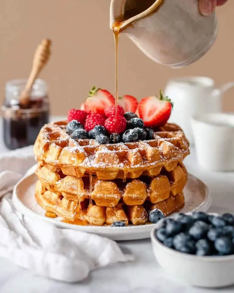 Easy Homemade Belgian Waffles Recipe