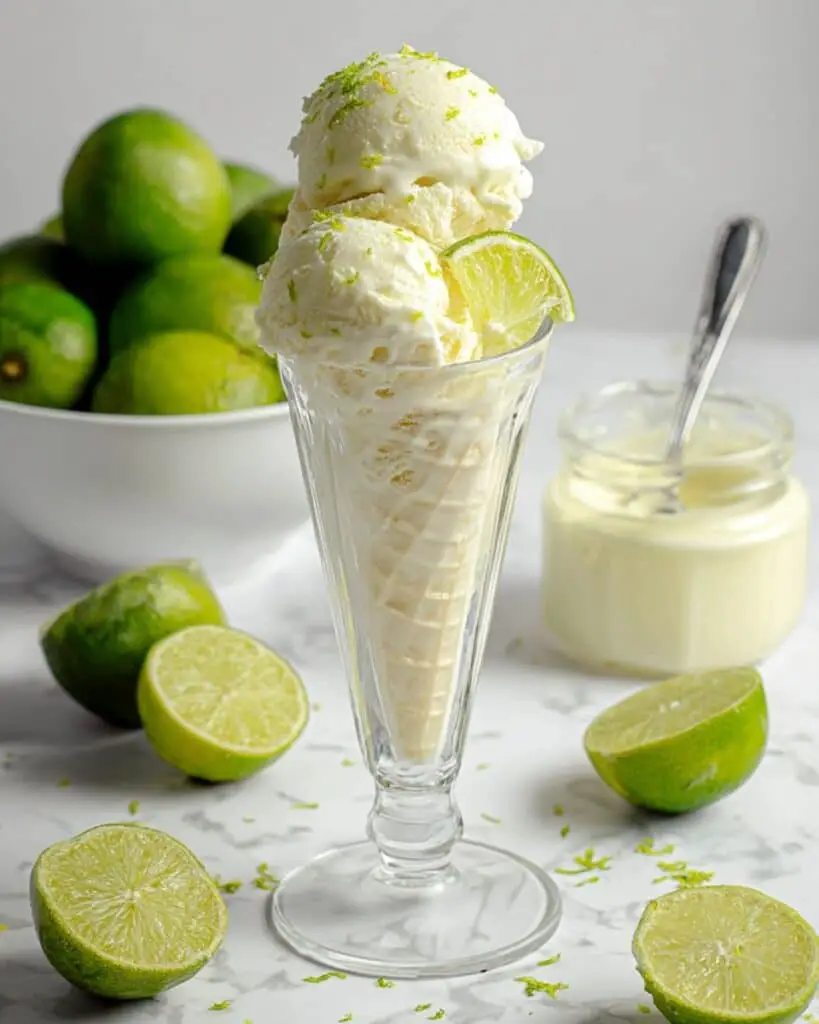 No-Churn Vegan Lime Ice Cream Recipe