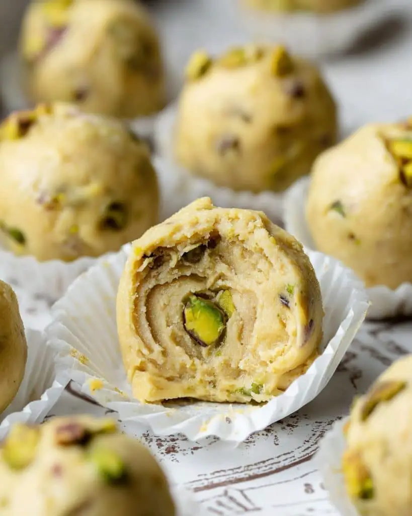 Vegan Pistachio White Chocolate Truffles Recipe