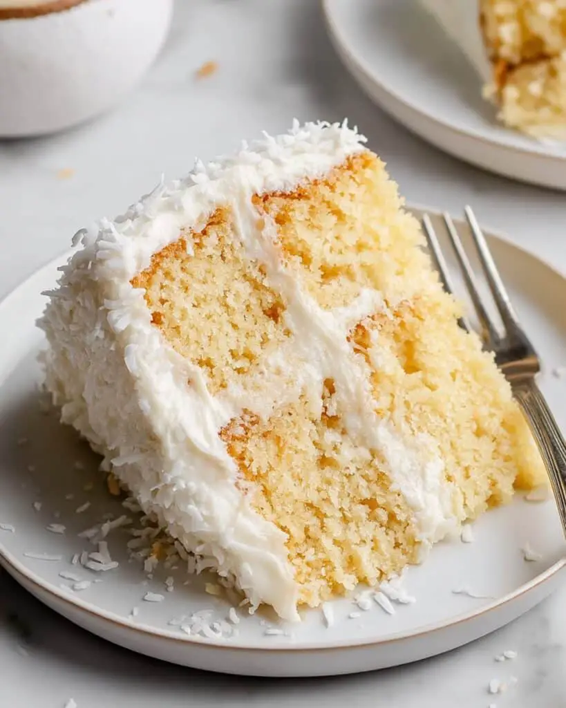 Vegan Coconut Cake With Whipped Cream Cheese Frosting Recipe