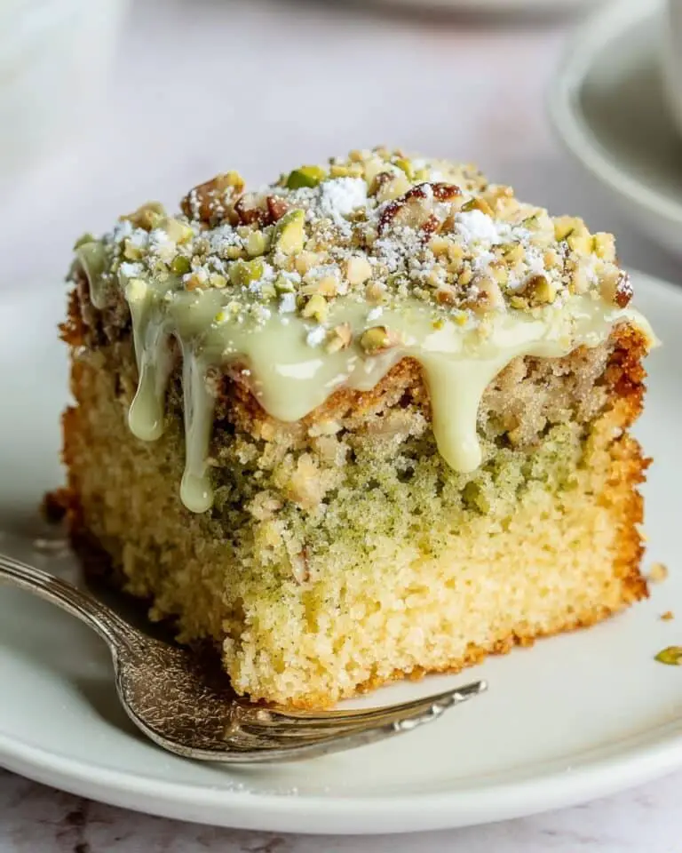 Vegan Pistachio Coffee Cake Recipe