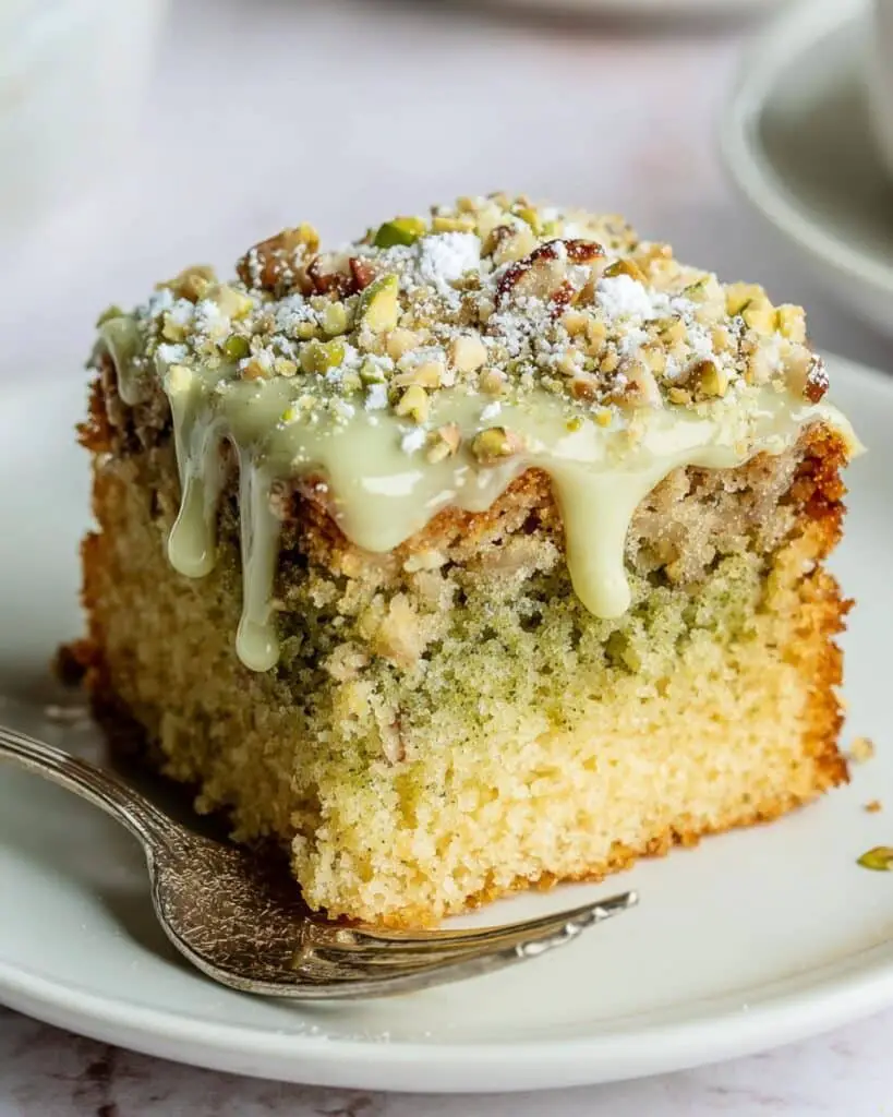 Vegan Pistachio Coffee Cake Recipe
