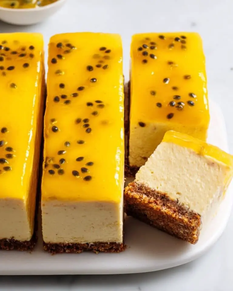 No Bake Passion Fruit Cheesecake Recipe