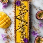 Vegan Mango Passionfruit Tart (No-Bake) Recipe