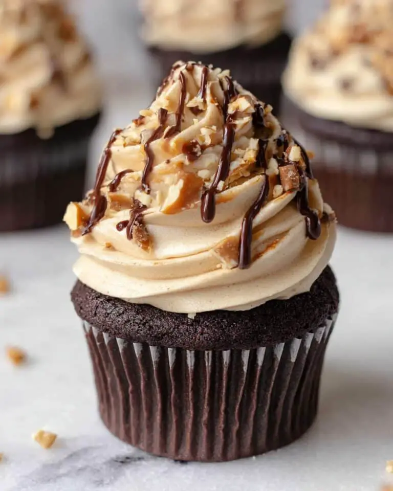 Chocolate Peanut Butter Cupcakes Recipe