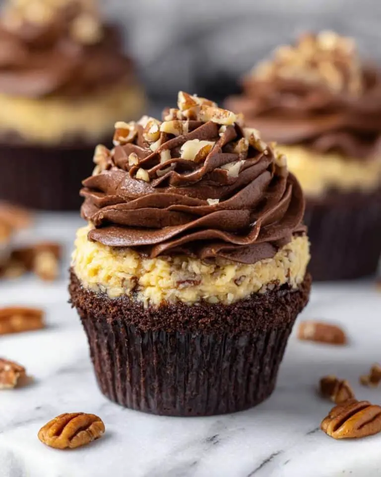 German Chocolate Cupcakes Recipe