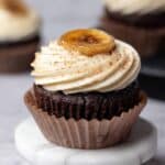 Chocolate Banana Cupcakes with Cream Cheese Frosting Recipe