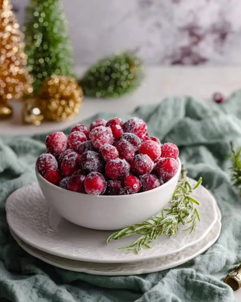 Homemade Sugared Cranberries Recipe