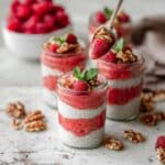 Raspberry Chia Pudding Parfait with Fresh Raspberry Sauce Recipe