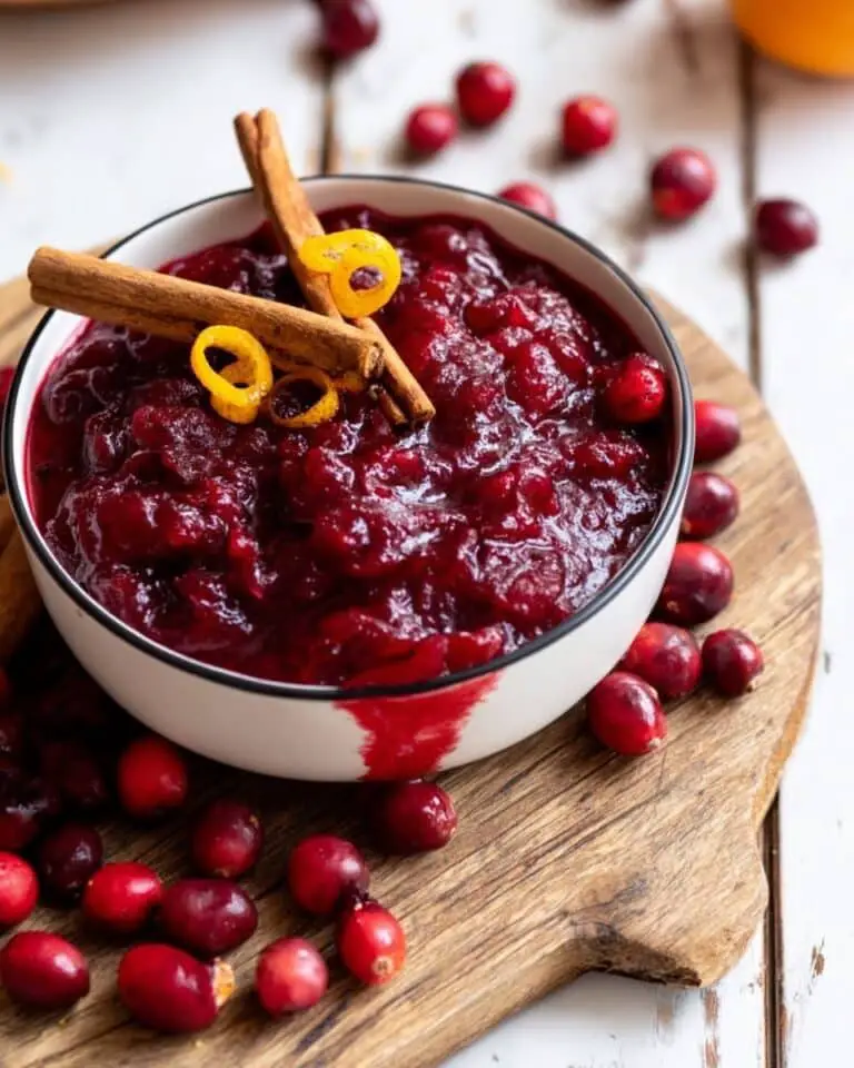 Easy Crockpot Cranberry Sauce Recipe