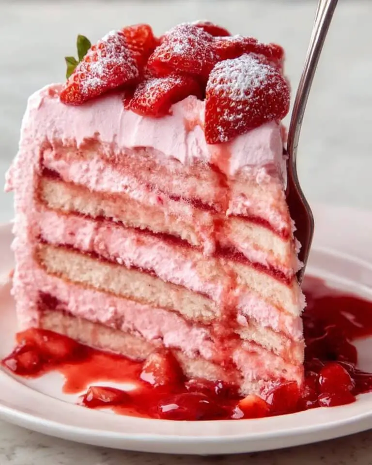 Strawberry Earthquake Cake Recipe