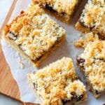 Coconut Chocolate Chip Cookie Bars Recipe