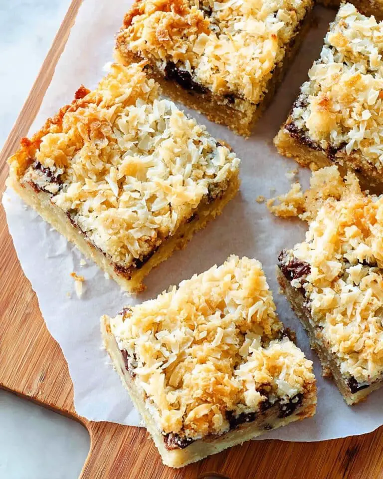 Coconut Chocolate Chip Cookie Bars Recipe