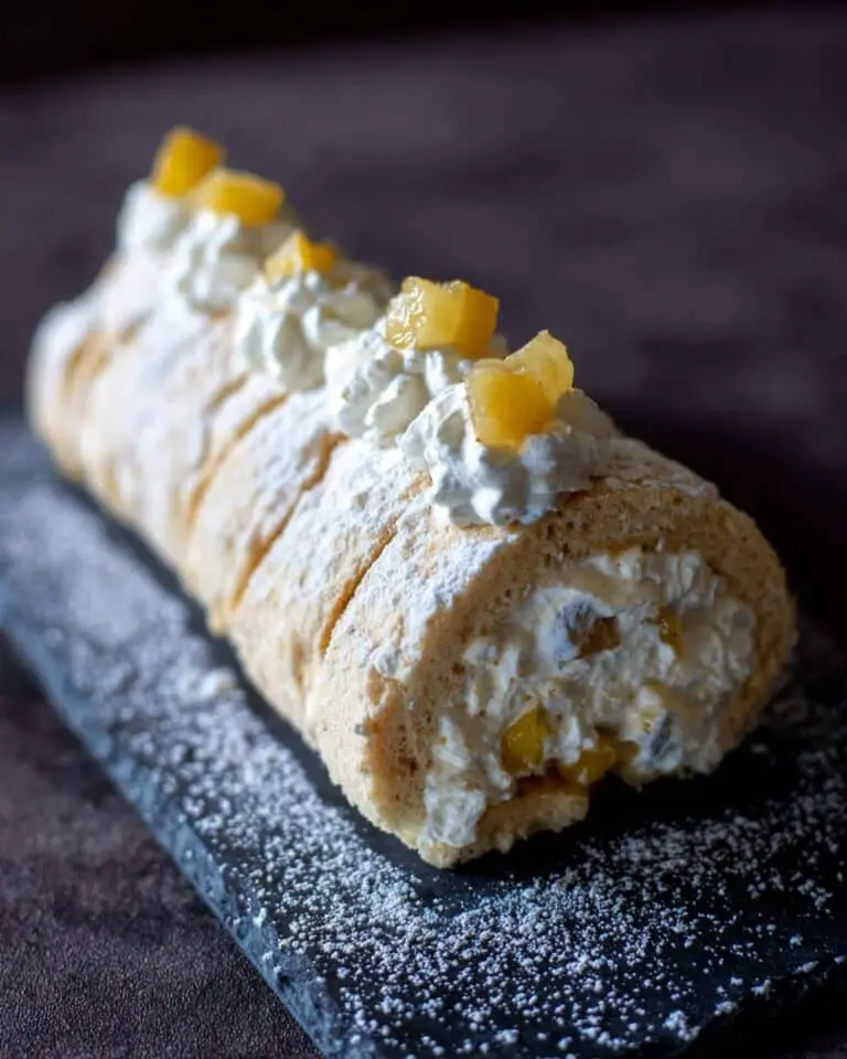 Coconut and Pineapple Roulade Recipe