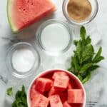 Frozen Watermelon Agua Fresca Recipe