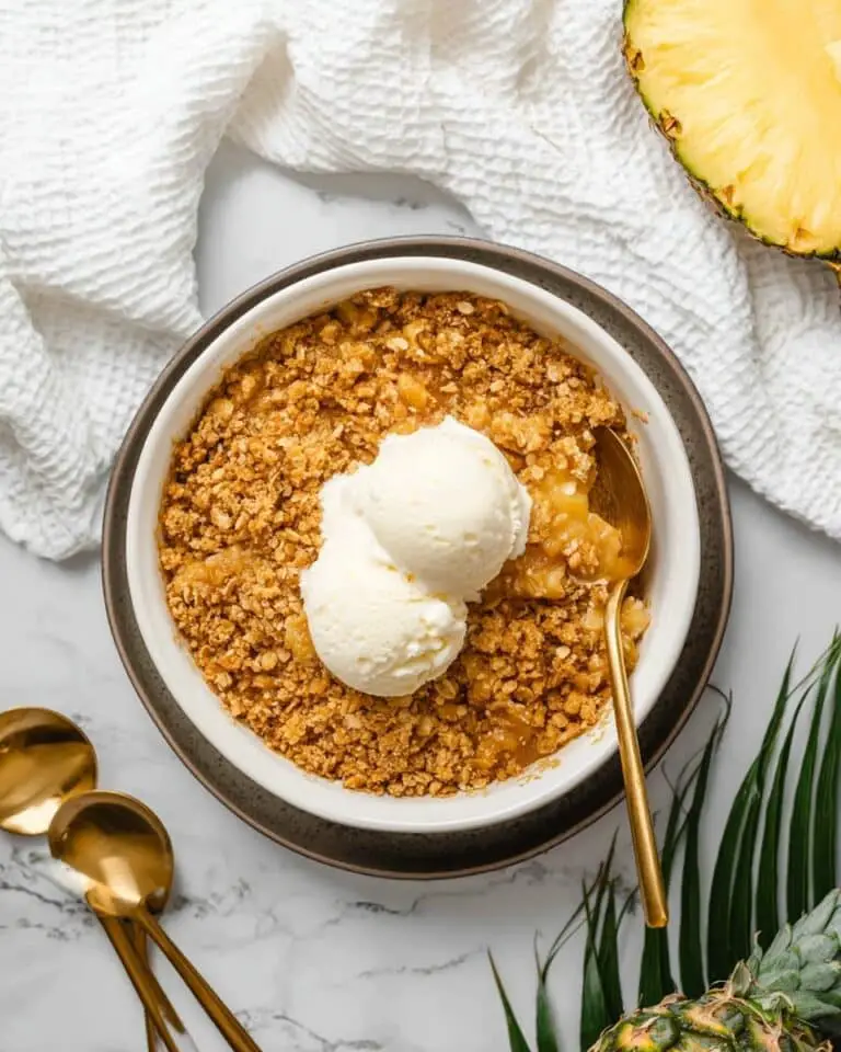 Fresh Pineapple Crisp Recipe