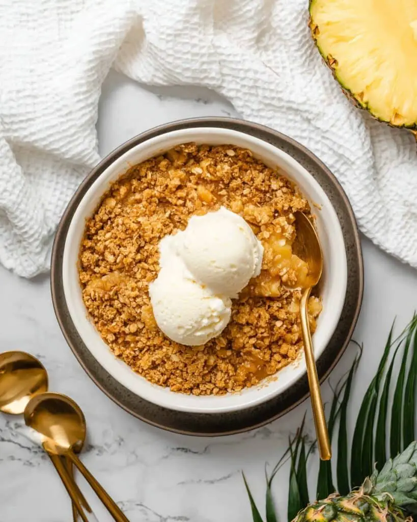 Fresh Pineapple Crisp Recipe