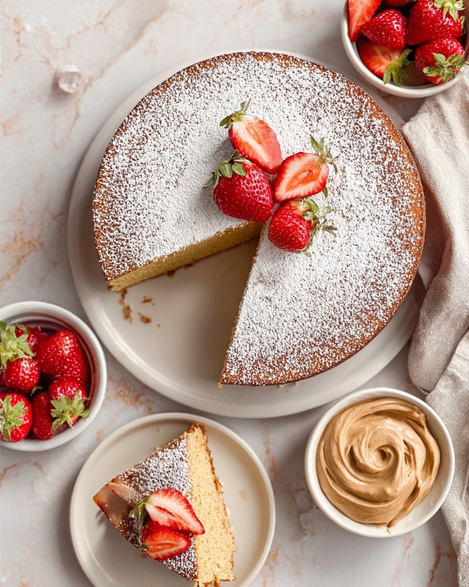 Flourless Hazelnut Cake with Chocolate Whipped Cream and Fresh Berries Recipe