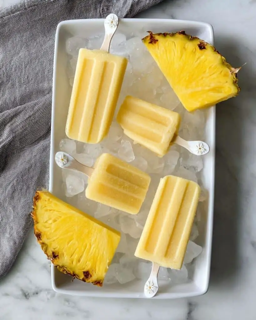Pineapple Coconut Popsicles Recipe